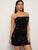 Big Bow Front Sequin Cami Dress