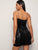 Big Bow Front Sequin Cami Dress