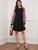 Tribal Print Raglan Sleeve Tee Dress