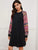 Tribal Print Raglan Sleeve Tee Dress