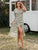 Simplee Ruffle Hem Belted Wrap Floral Dress