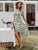 Simplee Ruffle Hem Belted Wrap Floral Dress