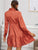Button Through Ruffle Hem Shirt Dress