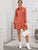 Button Through Ruffle Hem Shirt Dress