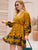 Plus Surplice Neck Floral Print Dress
