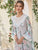 Floral Print Contrast Lace Satin Night Dress