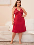 Plus Contrast Lace Dress