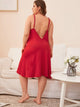 Plus Contrast Lace Dress