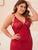 Plus Contrast Lace Dress
