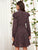 Ditsy Floral Print Ruffle Trim Dress