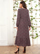 Ditsy Floral Ruffle Hem Dress