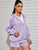 Striped Side Drawstring Zip Up Hooded Jacket With Shorts