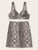 Snakeskin Crop Cami Top & Skirt Set