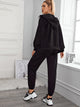 Zip-up Drawstring Hoodie & Sweatpants
