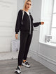 Zip-up Drawstring Hoodie & Sweatpants