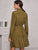 All Over Print Button Front Shirt Dress