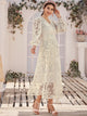 Lantern Sleeve Plant Lace Overlay Dress