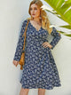 Plus Ditsy Floral Print Tie Side Dress