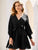 Bishop Sleeve Belted Layered Hem Dress