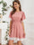 Contrast Lace A-Line Dress