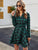 Notched Belted Buffalo Plaid Shirt Dress