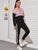Contrast Sequin Panel Drawstring Hoodie & Sweatpants