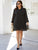 Plus Allover Print Chiffon Tunic Dress
