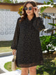 Plus Allover Print Chiffon Tunic Dress