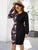 Plus Two Tone Camo Print Bodycon Dress
