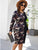Plus Two Tone Camo Print Bodycon Dress