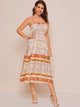 Ditsy Floral Striped Cami Dress