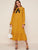Peter Pan Collar Tie Neck Button Through Shirt Dress