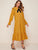 Peter Pan Collar Tie Neck Button Through Shirt Dress