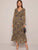 Knot Cuff Self Tie Chiffon Dress