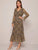 Knot Cuff Self Tie Chiffon Dress