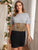 Cheetah Print Color-Block Tee Dress