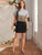 Cheetah Print Color-Block Tee Dress