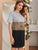 Cheetah Print Color-Block Tee Dress