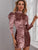 Mock Neck Ruched Velvet Bodycon Dress