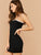 Contrast Binding Mini Night Dress