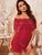 Floral Lace Sheer Mesh Dress