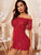 Floral Lace Sheer Mesh Dress