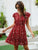Floral Print Tie Back Dress