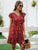 Floral Print Tie Back Dress