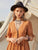 Button Front V-beck Tea Dress Without Belt