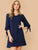 Knot Cuff Tunic Dress