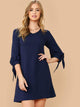 Knot Cuff Tunic Dress