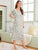 Polka Dot Short Sleeve Night Dress