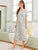 Polka Dot Short Sleeve Night Dress