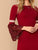 Mesh and Guipure Lace Insert Fishtail Hem Dress